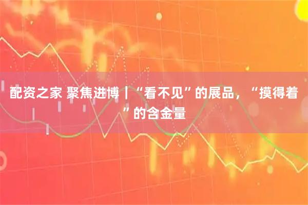 配资之家 聚焦进博｜“看不见”的展品，“摸得着”的含金量